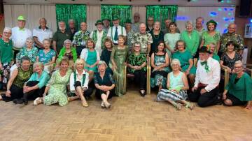 The Take Your Brain Dancing group enjoys St Patrick's night dance. Picture supplied